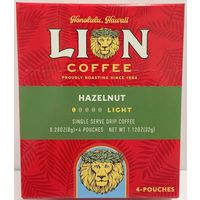 【ドリップコーヒー】ライオンコーヒー ヘーゼルナッツ ドリップバッグ 1セット（24袋：4袋×6個）