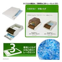 ラジオシステムズコーポレーション 自動ねこトイレ　スクープフリー　ねこ砂トレーセット　クリスタルブルー　３個入り 106566 1セット（直送品）