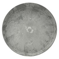 amabro アートストーン　ラウンド　ソーサー　グレー　３０ｃｍ 256213 1個（直送品）