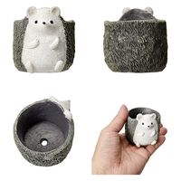 友膳 エリソンサークルポット M 穴あり ハリネズミ 274442 1個（直送品）