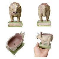 友膳 トリケラトプスブックポット 穴あり 274440 1個（直送品）