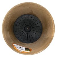 amabro アートストーン ラウンド ベージュ 27cm 256202 1個（直送品）