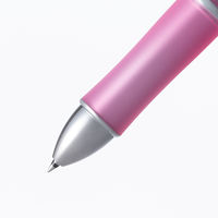 パイロット 多機能ボールペン ドクターグリップ4+1 極細 0.5mm 4色ボールペン+シャープ シェルピンク軸 BKHDF1SEF-SP 1セット(10本)