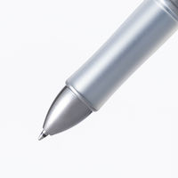 パイロット 多機能ボールペン ドクターグリップ4+1 細字 0.7mm 4色ボールペン+シャープ シルバー軸 BKHDF1SFN-S 1セット(10本)