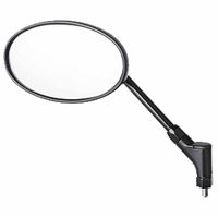 タナックス AB2ー104ー10 クラシカル2ミラー シルバー鏡 10mm (ブラック) 1セット(2個)（直送品）