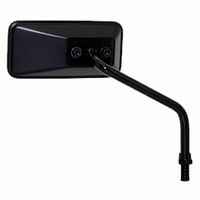 タナックス ACー104ー10L カスタムスクエアミラー 10mm 左 シルバー鏡(ブラック) 1セット(2個)（直送品）