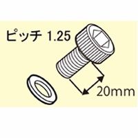 タナックス NPー001 M10正キャプボルトクローム 1セット(4個)（直送品）