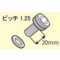 タナックス NPー004 M10逆キャプボルトブラック 1セット(4個)（直送品）