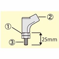 タナックス NPー008 M10逆ターナーブラック 1セット(4個)（直送品）
