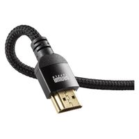 サンワサプライ ハイスピードHDMIナイロンメッシュケーブル(ブラック・1m) KM-HD20-NM10 1個