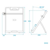 サンワサプライ データホルダー DH-322GY 1個（直送品）