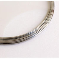 松村工芸 アルミワイヤーシルバー1.2mm×10m 168-6012-1 1セット(5袋セット)（直送品）
