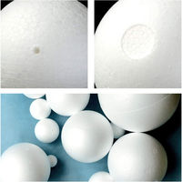 日本紐釦貿易 丸スチロール スチボール芯 200mm CN420 1セット(2個入/5袋)