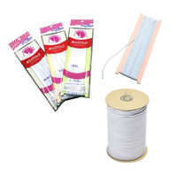 日本紐釦貿易(Nippon Chuko) NBK ソーイング資材 ソフトゴム 白 6コール / 13m (F10-SFT-6)