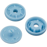 日本紐釦貿易(Nippon Chuko) NBK イージースナップボタン12組入り φ13mm 水色 F12-305　12組入/5袋（直送品）