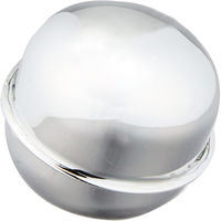 日本紐釦貿易(Nippon Chuko) NBK 福鈴 約44mm シルバー FSZ-44MM-S　3個セット（直送品）