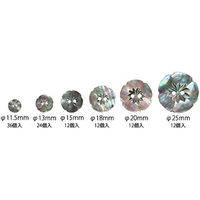 日本紐釦貿易(Nippon Chuko) 日本紐釦貿易 シェルボタン φ25mm IGA506-25　2枚セット（直送品）
