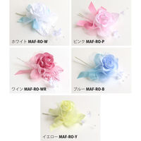 日本紐釦貿易(Nippon Chuko) NBK ローズブーケ 6輪 約6cm イエロー MAF-RO-Y　5パック（直送品）