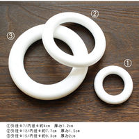 日本紐釦貿易 日本紐釦 スチリースリング型 約外径φ15×内径φ9.1 MAF-WR15 1セット(5個)