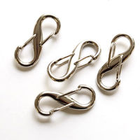 日本紐釦貿易(Nippon Chuko) NBK Wナスカン 3.8×1.6cm 内径0.9cm ニッケル 4個入 S27-104-S（直送品）