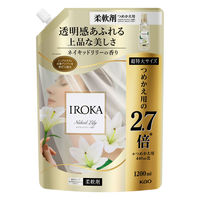 フレアフレグランス IROKA（イロカ） ネイキッドリリーの香り 詰め替え 超特大 1200mL 1箱（6個入） 柔軟剤 花王