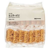 無印良品 大袋 チキン味ミニラーメン 420g（14個入） 1セット（6袋） 良品計画【個包装】