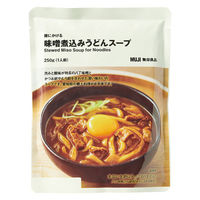 無印良品 麺にかける 味噌煮込みうどんスープ ２５０ｇ（１人前） 1セット（1袋×4） 良品計画
