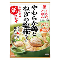 キッコーマン うちのごはん スープおかずの素 やわらか鶏とねぎの塩麹スープ 3個