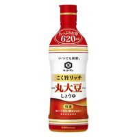 キッコーマン いつでも新鮮 こく旨リッチ 620ml 特選 丸大豆しょうゆ 12本 醤油 密閉ボトル