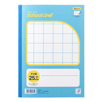 日本ノート 学習帳 スクールライン+ セミB5 配慮マス目 小（書字練習用） 25mm LGG02 1冊