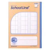 日本ノート 学習帳 スクールライン+ セミB5 配慮かんじれんしゅう 小 中心リーダー入 LGG04R 1セット（5冊）