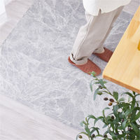 【玄関渡し】 萩原 抗ウィルス・抗菌・防カビ機能付き　水拭きできるクッションフロア シャビーホワイト 90×150cm（直送品）