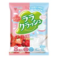 ララクラッシュアソート いちご＆ヨーグルト 8個入 12個 マンナンライフ 蒟蒻ゼリー 一口ゼリー