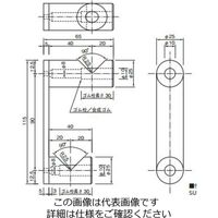 杉田エース 帽子掛 ALー4型 163445 1セット(2個)（直送品）