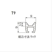 ケージーパルテック フラットレールTA927UB TA927UB 1セット(4個)（直送品）
