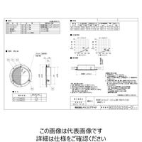 メルコエアテクノロジー SUS製軒天用ベントキャップ 片吹き ギャラリ AT-200NBGSL 1個（直送品）
