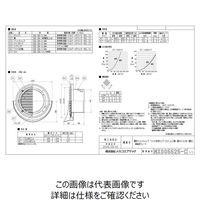 メルコエアテクノロジー SUS薄形ベントキャップギャラリ網10M ワイド水切 AT-100UWSJ4 1セット(2個)（直送品）