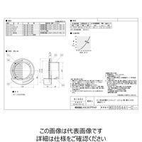 メルコエアテクノロジー SUS製薄形ベントキャップ ギャラリ ドレン皿付 AT-100UGSW4 1個（直送品）