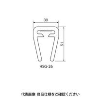 杉田エース H鋼セーフティーガード HSGー26 イエロー 452489 1セット(2個)（直送品）