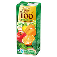 【アウトレット】エルビー Fruits Selection100 キャロットミックス 200ml 1セット（48本）パック飲料　キャロット　人参