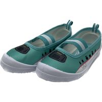 コマリヨー プラレールキッズ上履き 16235 はやぶさ GRN 15.0 1足　シューズ　メンズ