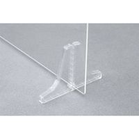 ナリカ パーテーション(透明) M 900×550×3mm T80-9110-02 1台（直送品）