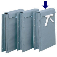 コクヨ 布製図面袋(ひも式)外寸A4 φ4mm 4穴 セ-FZ209 1枚