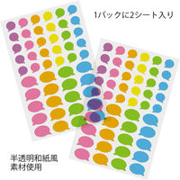 エムプラン マスキングシール 吹き出し 2シート入り 108951-55 1パック