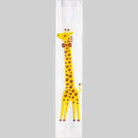 大阪ポリヱチレン販売 CRS-3チュロス袋(キリン柄) 8997 1袋(100枚)（直送品）