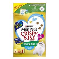 モンプチ クリスピーキッス 総合栄養食 とびきり贅沢おさかな味 126g 3袋 ネスレ日本 キャットフード 猫