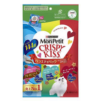 （バラエティパック）モンプチ クリスピーキッス グレイビーソース＆厳選グルメ 144g 3袋 ネスレ日本 キャットフード 猫