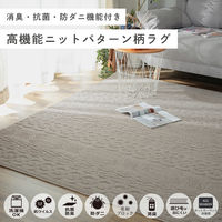 グラムスタイル レオル ラグ 1300×1900mm ブラウン 210985 1枚（直送品）