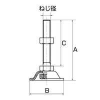 New Hikari (ニューヒカリ） アジャスターボルト 標準型 三価ユニクロ M16×180 清水 40個（直送品）