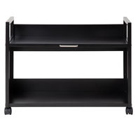 【軒先渡し】アスプルンド デスク下ワゴン ハンドル付き 幅700×奥行320×高さ545mm ブラック 260242 1台（直送品）